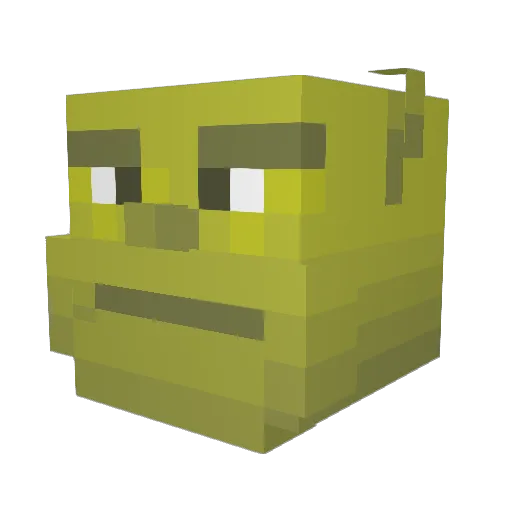 Pasha0729 Minecraft avatar head, 3D render