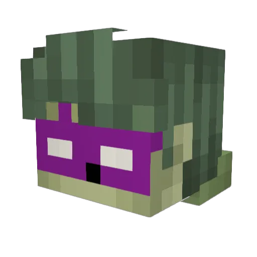 PashaR90 Minecraft avatar head, 3D render