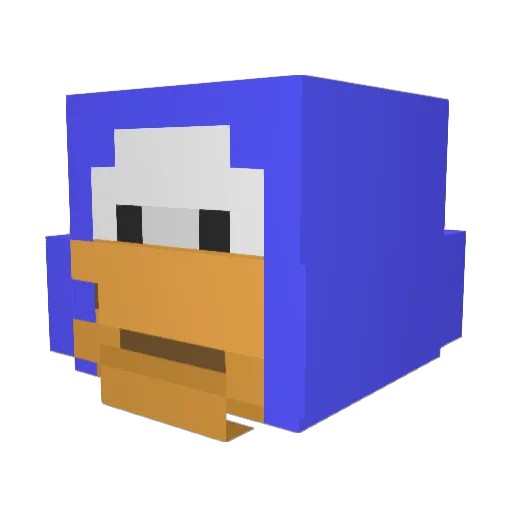 Pasqu0615 Minecraft avatar head, 3D render