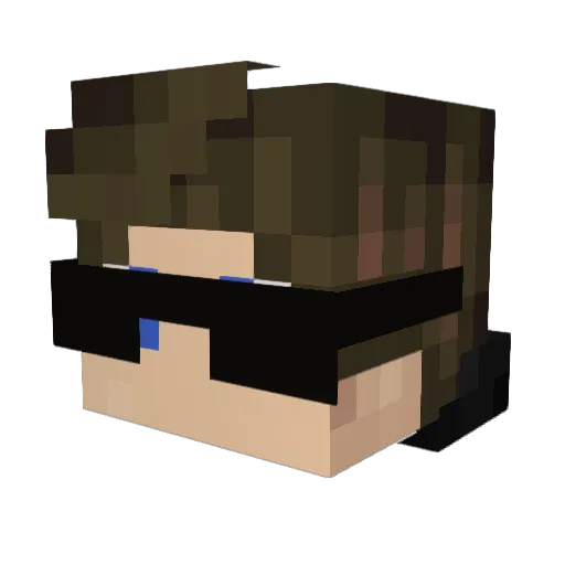 PassRoyal Minecraft avatar head, 3D render