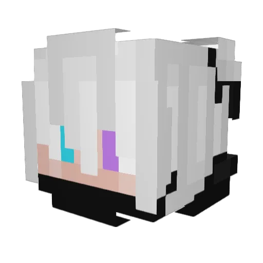 PassThe420 Minecraft avatar head, 3D render