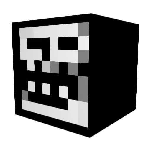 Passatka Minecraft avatar head, 3D render
