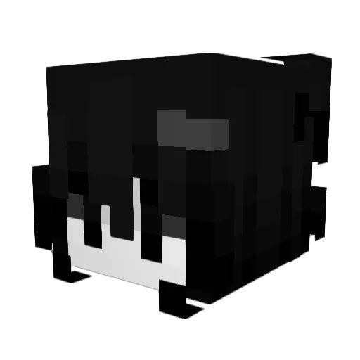 Passerby___A Minecraft avatar head, 3D render