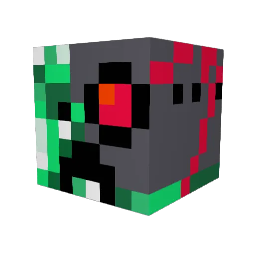 Passi06012 Minecraft avatar head, 3D render