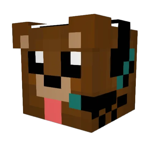 Passi25ss Minecraft avatar head, 3D render