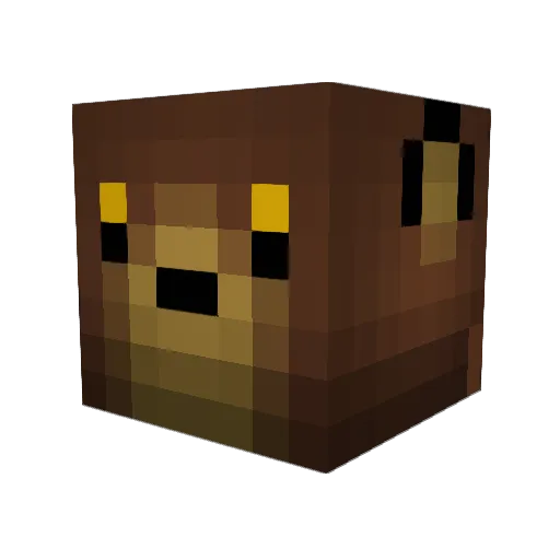 PassiXD Minecraft avatar head, 3D render