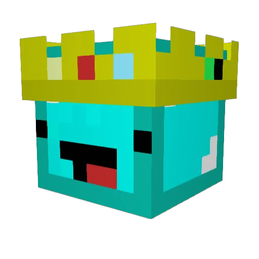 PassingThunder Minecraft avatar head, 3D render