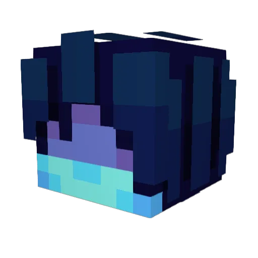 PassiveTerror Minecraft avatar head, 3D render