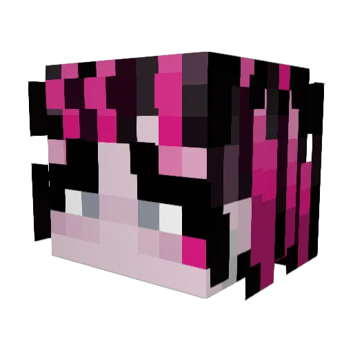 PastaGod57 Minecraft avatar head, 3D render