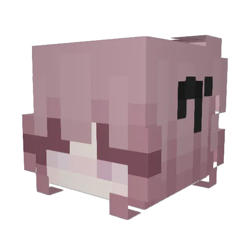 Pasta_Potato Minecraft avatar head, 3D render
