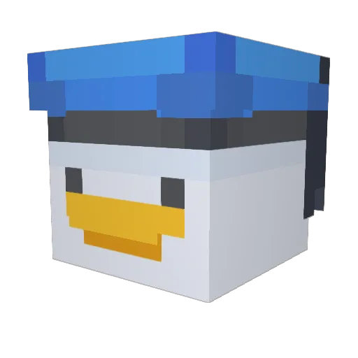 Pasta_eBasta Minecraft avatar head, 3D render