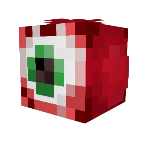 Paste74 Minecraft avatar head, 3D render
