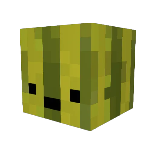 Pasteck_ Minecraft avatar head, 3D render