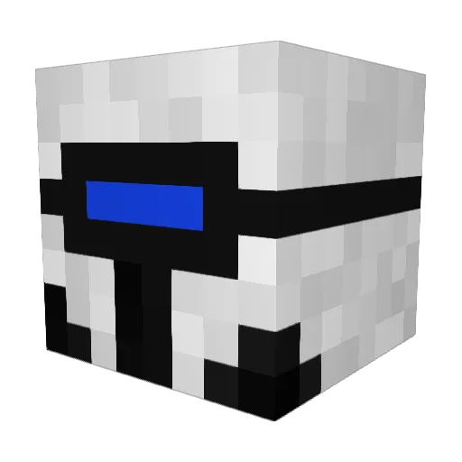 Pasteque21 Minecraft avatar head, 3D render