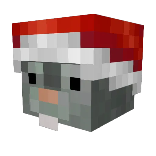 Pastersnacks Minecraft avatar head, 3D render