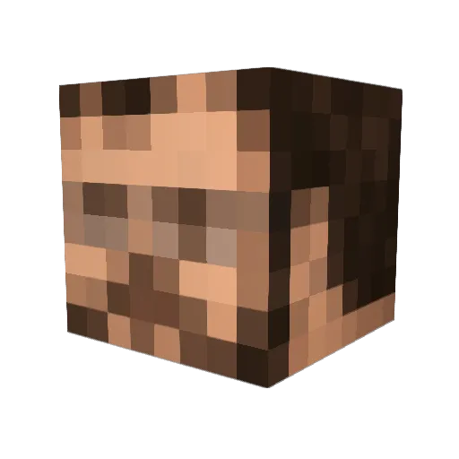 Pastodzion Minecraft avatar head, 3D render