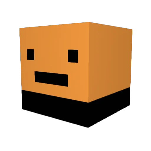 PastorAustinBull Minecraft avatar head, 3D render