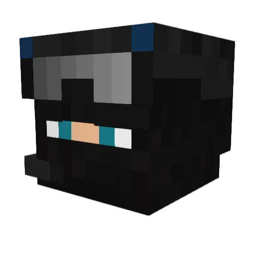 PastorBreeki Minecraft avatar head, 3D render