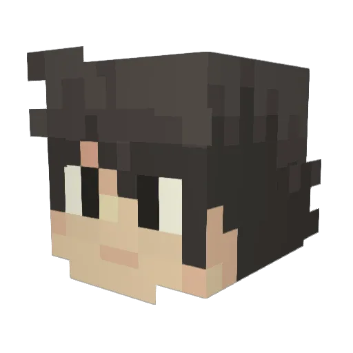 Pastry_Explosion Minecraft avatar head, 3D render