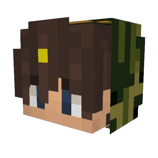 Pat6191 Minecraft avatar head, 3D render