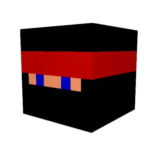 PatBroBest Minecraft avatar head, 3D render