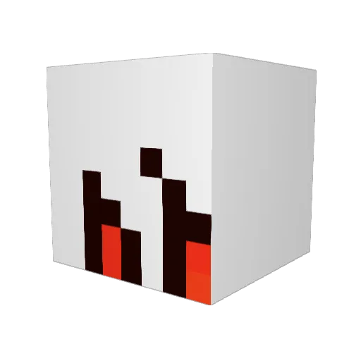 PatCit Minecraft avatar head, 3D render