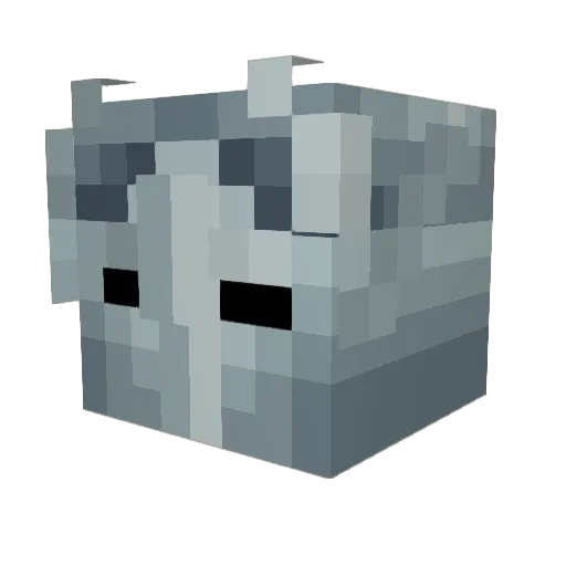 Pata_Tra Minecraft avatar head, 3D render