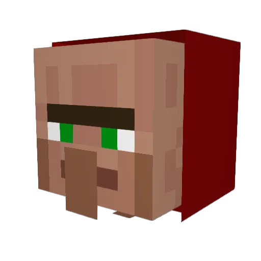 Patarack69 Minecraft avatar head, 3D render