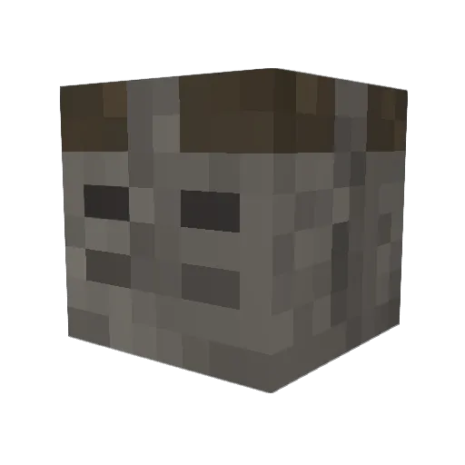 PatasOle Minecraft avatar head, 3D render