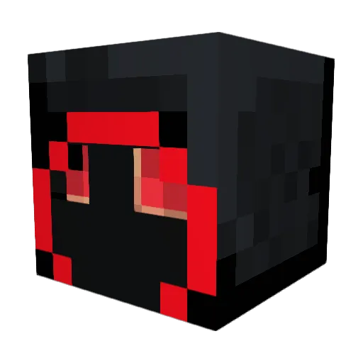 Patasek_ Minecraft avatar head, 3D render
