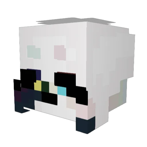 Patata1030 Minecraft avatar head, 3D render