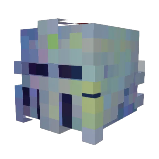 Patata_Worsu Minecraft avatar head, 3D render