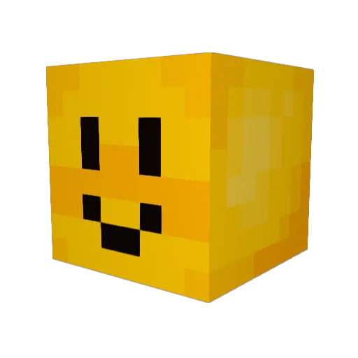 Patatainsana Minecraft avatar head, 3D render