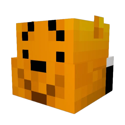 PatateAuFour_ Minecraft avatar head, 3D render
