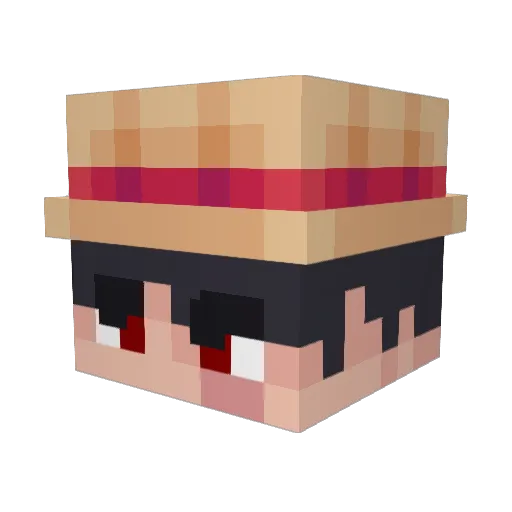 Patchit14 Minecraft avatar head, 3D render