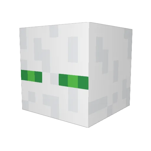 PatchyTP Minecraft avatar head, 3D render