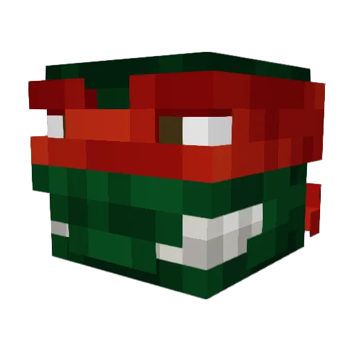 PaterSpankie Minecraft avatar head, 3D render