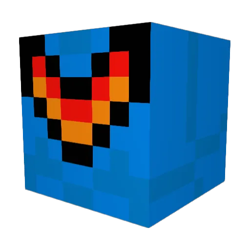 Path_Of_Tiger Minecraft avatar head, 3D render