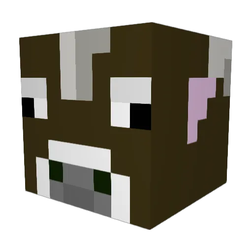 Pathetiquex Minecraft avatar head, 3D render
