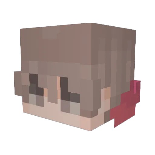 PathyRex Minecraft avatar head, 3D render