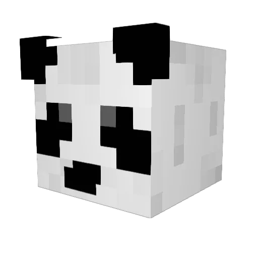 Pathz Minecraft avatar head, 3D render