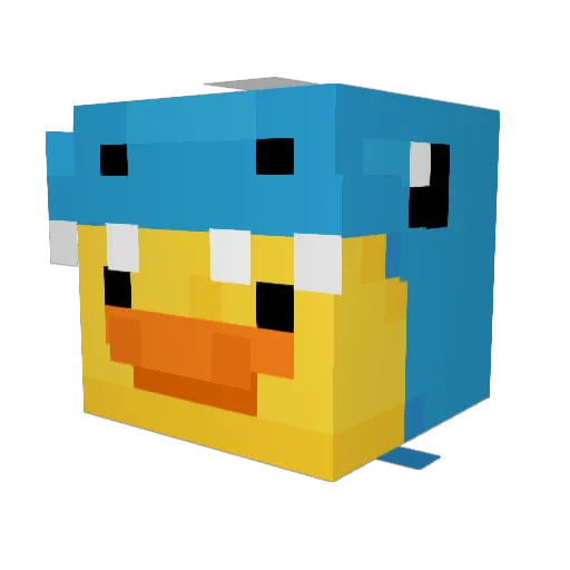 Patinha560 Minecraft avatar head, 3D render