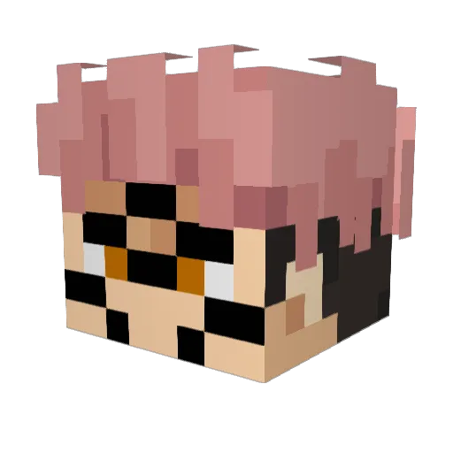 Patinthehat09 Minecraft avatar head, 3D render