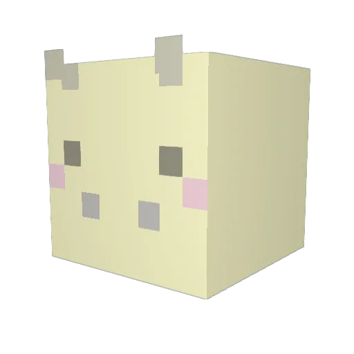 PatitasBBQ Minecraft avatar head, 3D render