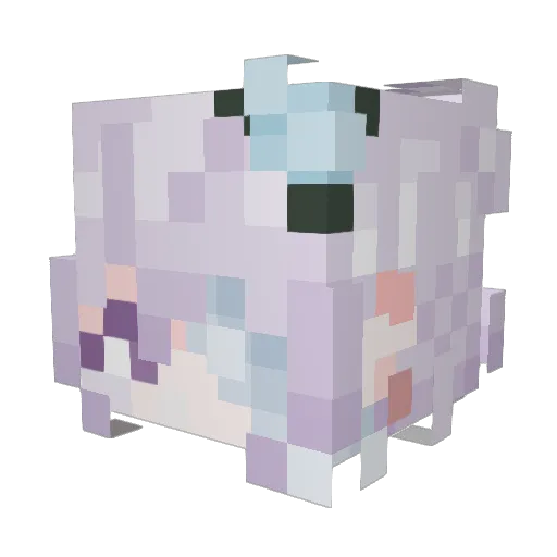 Patka354 Minecraft avatar head, 3D render