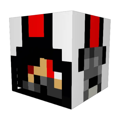 Patman913 Minecraft avatar head, 3D render