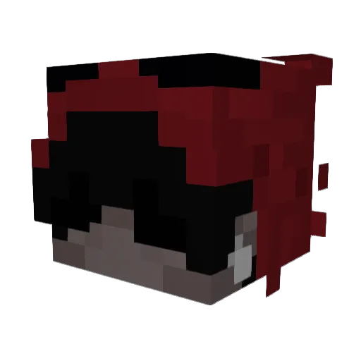 Pato8878 Minecraft avatar head, 3D render