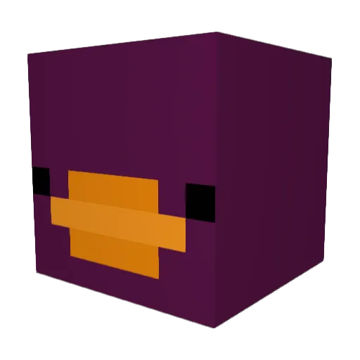 PatoAsadoM Minecraft avatar head, 3D render