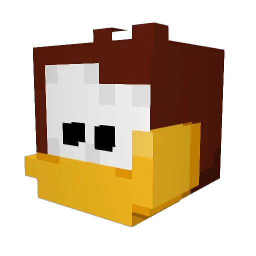 PatoKP Minecraft avatar head, 3D render