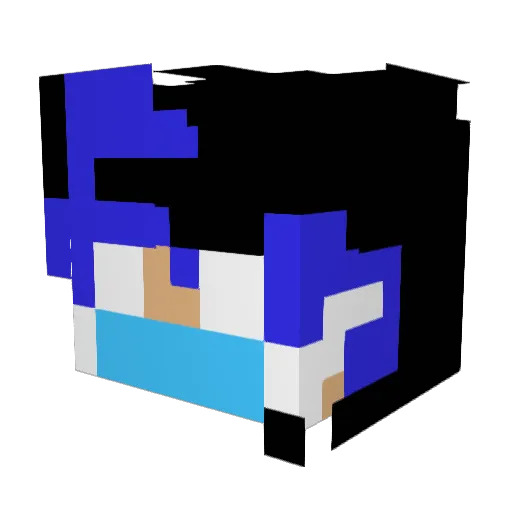 Pato_0Z Minecraft avatar head, 3D render